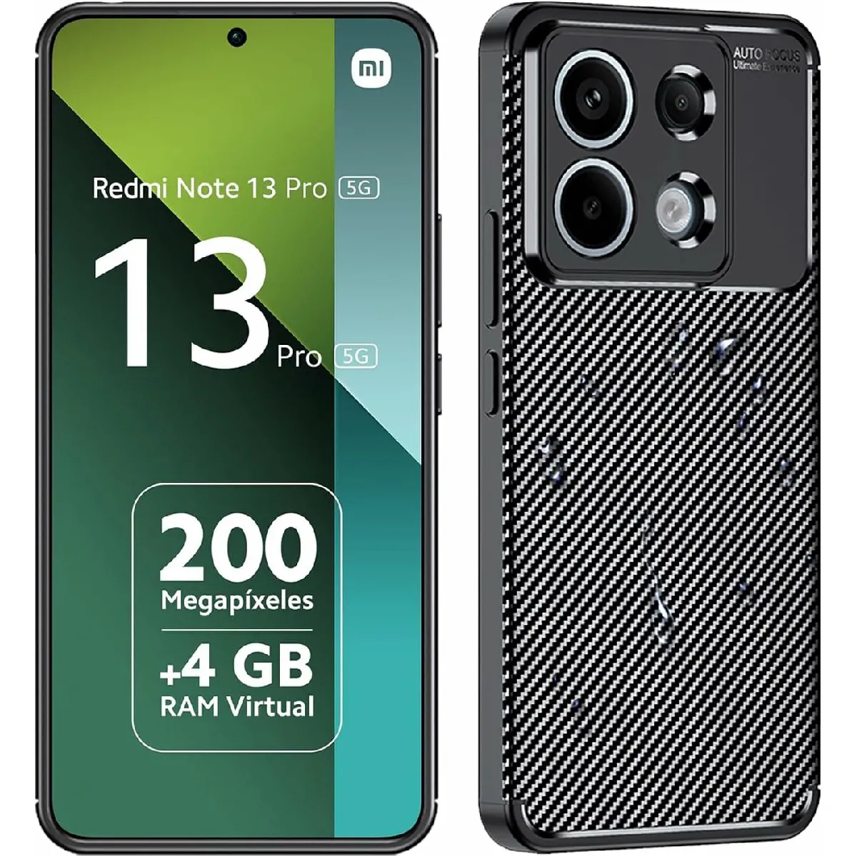 Xeptio Noir Coque Xiaomi Redmi Note 13 Pro 5G