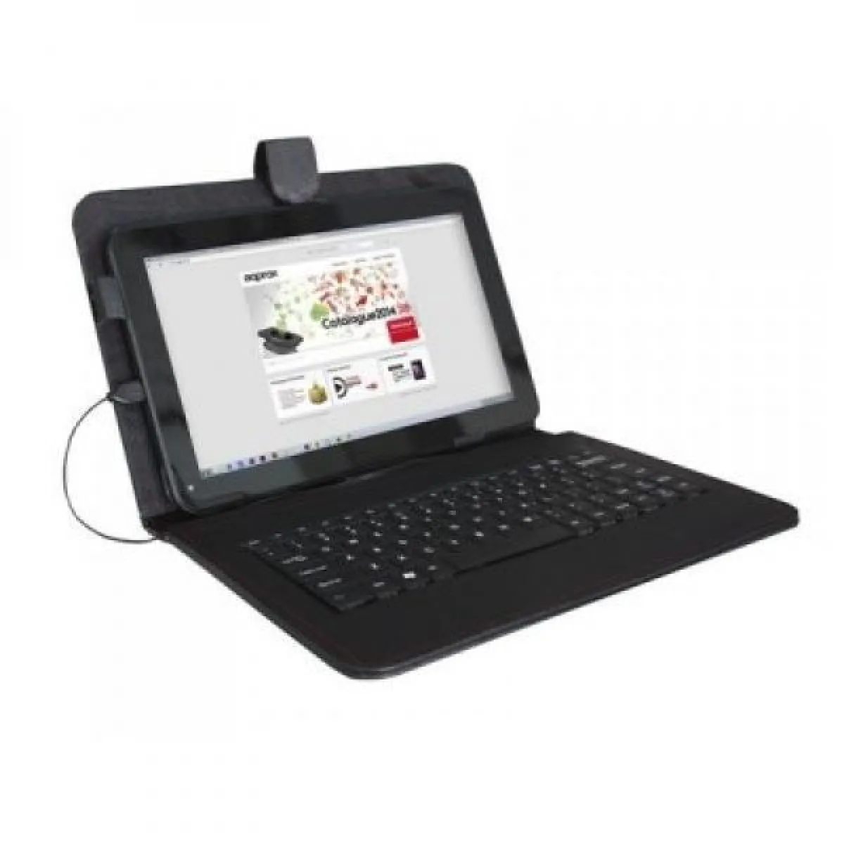 Approx Noir Étui Tablette Avec Clavier En Similicuir - 9,7 Pouces