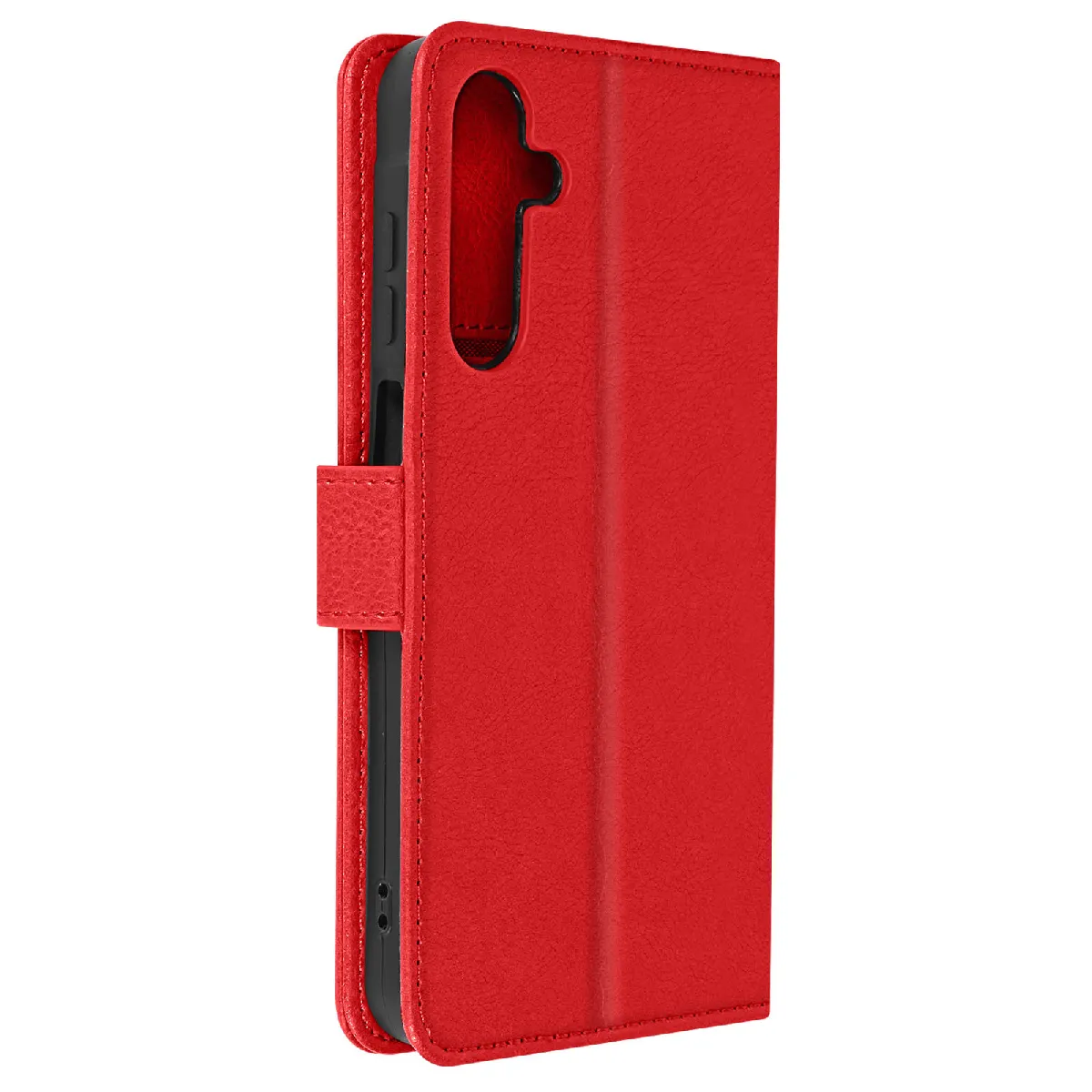 Avizar Rouge Étui Pour Samsung Galaxy A25 Portefeuille Et Support Vidéo