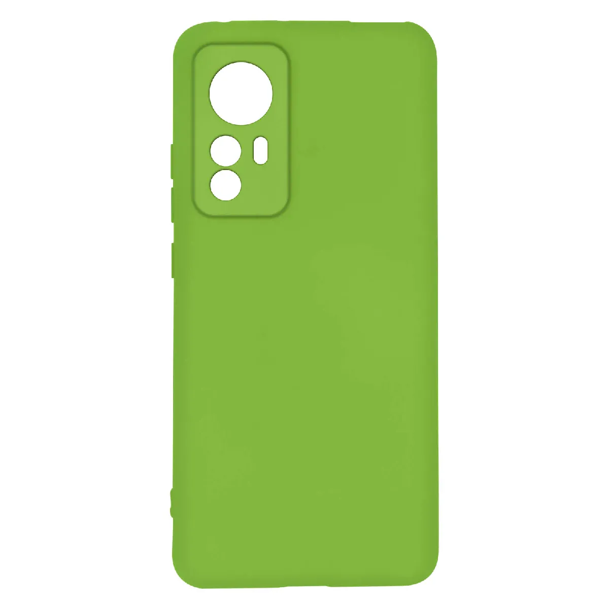 Avizar Vert Coque Xiaomi 12 Pro Semi-Rigide Soft-Touch Fine