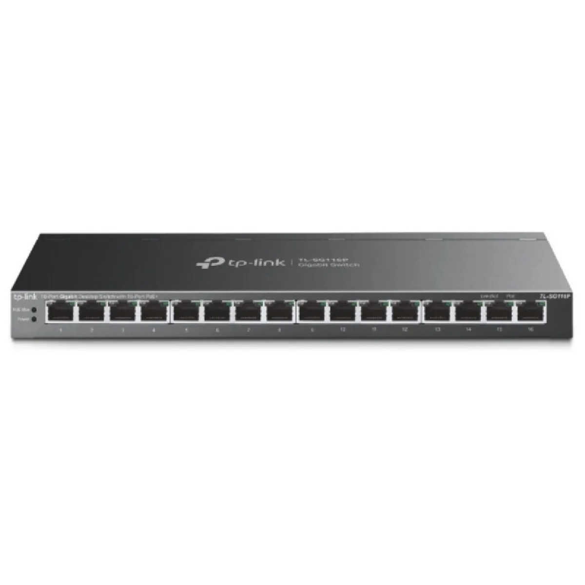 TP Link TL SG116P commutateur réseau Non géré Gigabit Ethernet 101001000 Connexion Ethernet supportant 'alimentation via ce port PoE Neuf - vue 4