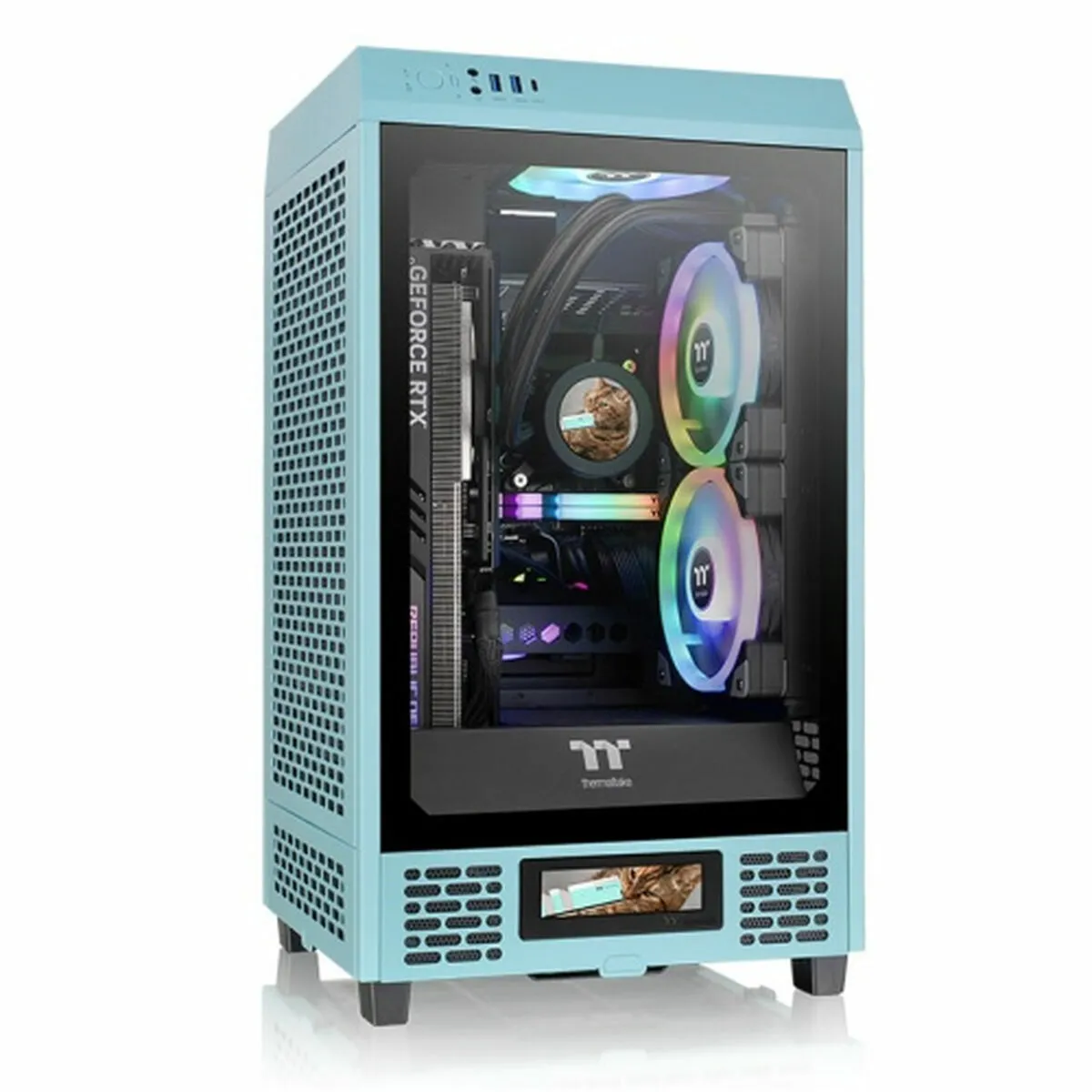 THERMALTAKE  The Tower 200 Turquoise
