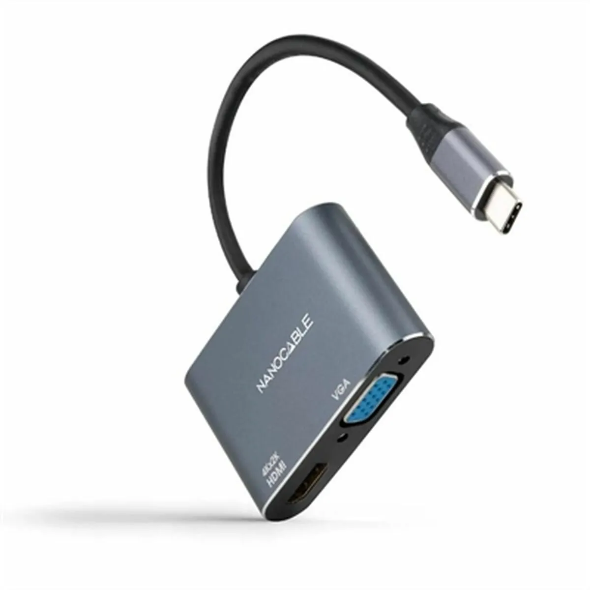 Nanocable Adaptateur Vidéo Usb-C Vers Vga/Hdmi - 4K