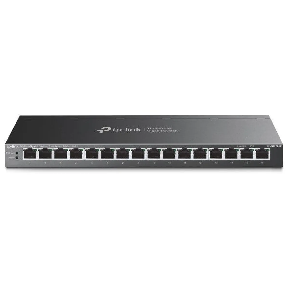 TP Link TL SG116P commutateur réseau Non géré Gigabit Ethernet 101001000 Connexion Ethernet supportant 'alimentation via ce port PoE Neuf - vue 3
