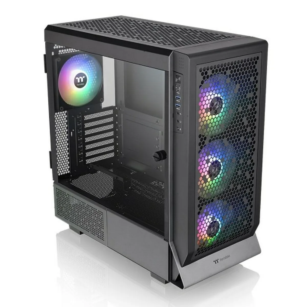 Thermaltake Noir Ceres 500 Tg - Atx - Argb - Avec Fenêtre