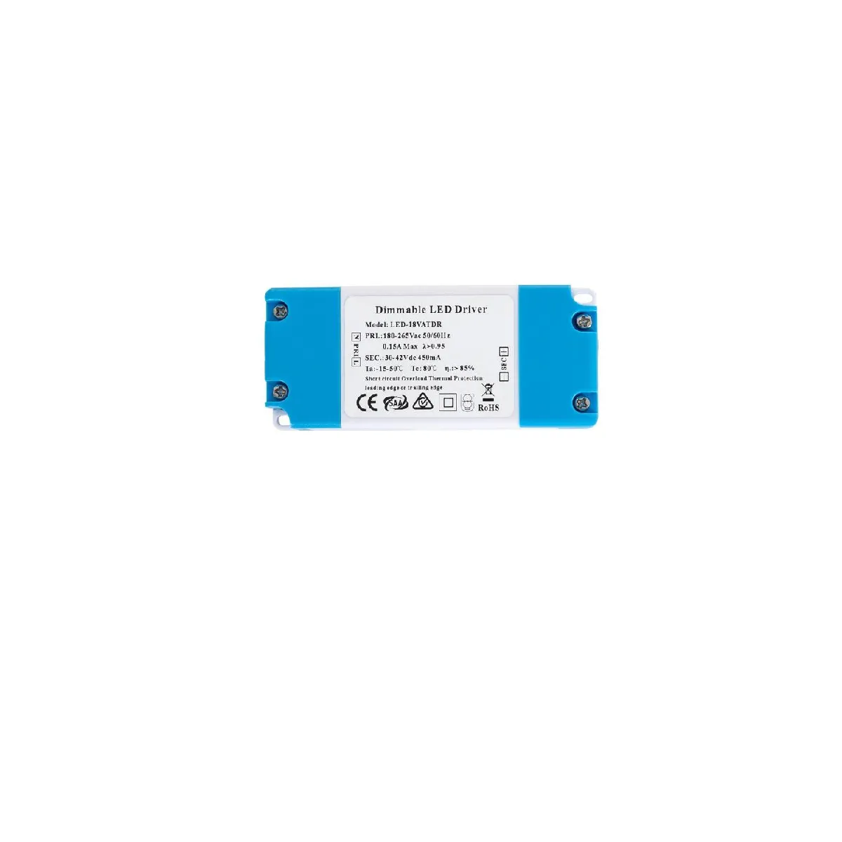 Ledkia Driver Dimmable Triac 220-240V 18W