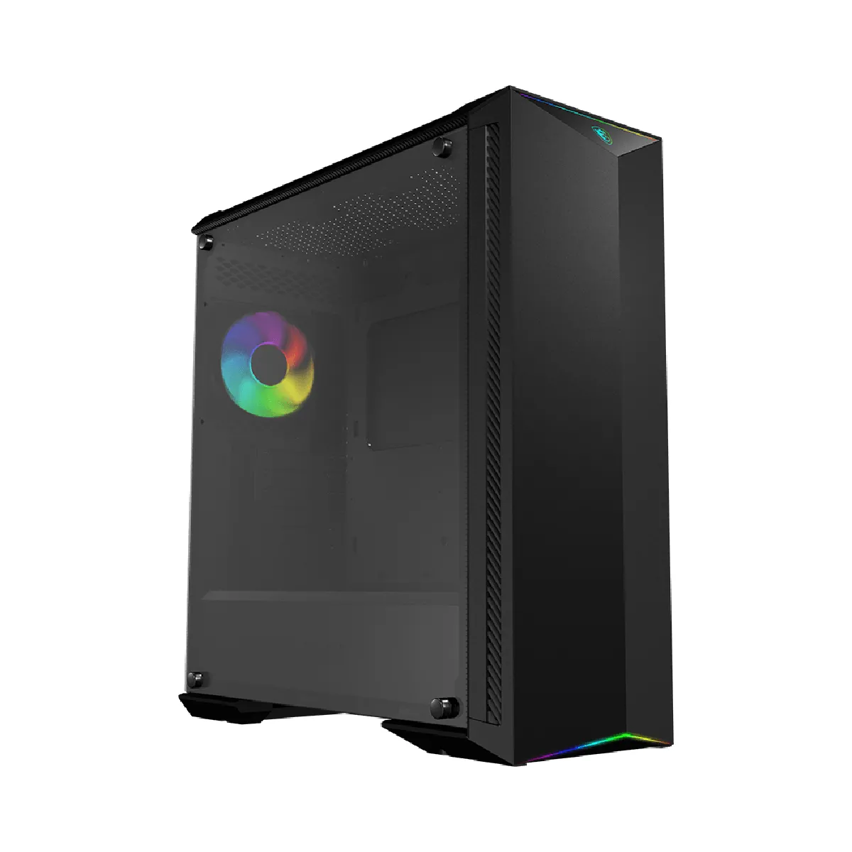 Msi Noir/Gris/Clair Mpg Gungnir 100 - Tour - Atx Étendu - Panneau Latéral Fenêtré (Verre Trempé) - Pas D'alimentation (Atx) - Usb/Audio - Image 3