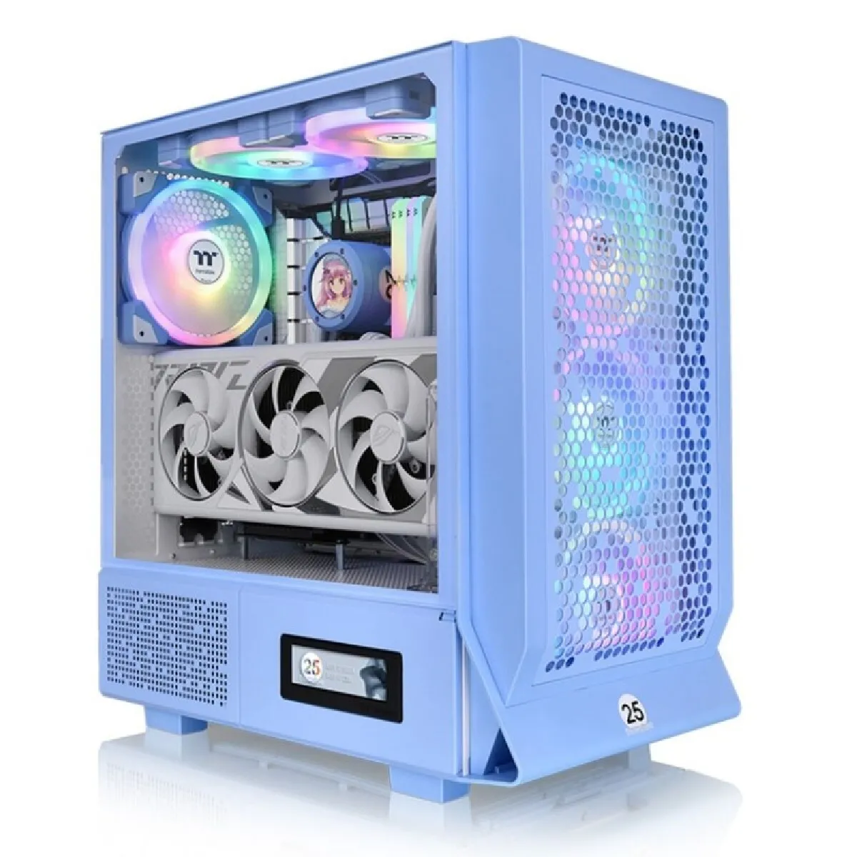 Thermaltake Bleu Ceres 330 Tg Midi Tower - Neuf - Image 4