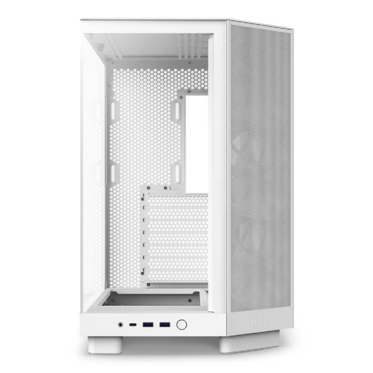 Nzxt Blanc Boîtier Pc H6 Flow Moyen Tour Avec Panneau Latéral Et Avant Verre Trempé - Image 7
