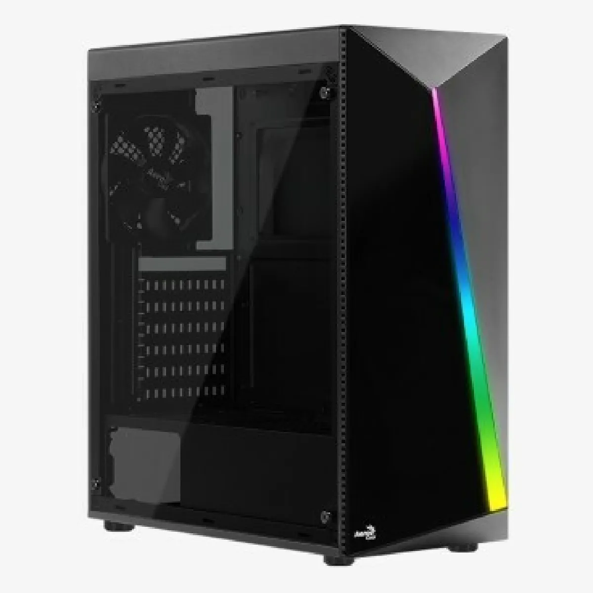 AEROCOOL  Shard Tempered Glass ARGB Noir