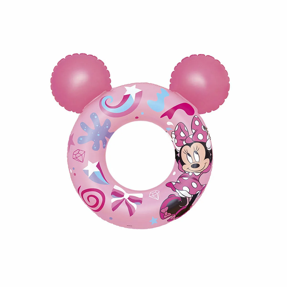 Bestway Bouée gonflable enfant Minnie Mouse - 74 x 76 cm - Rose