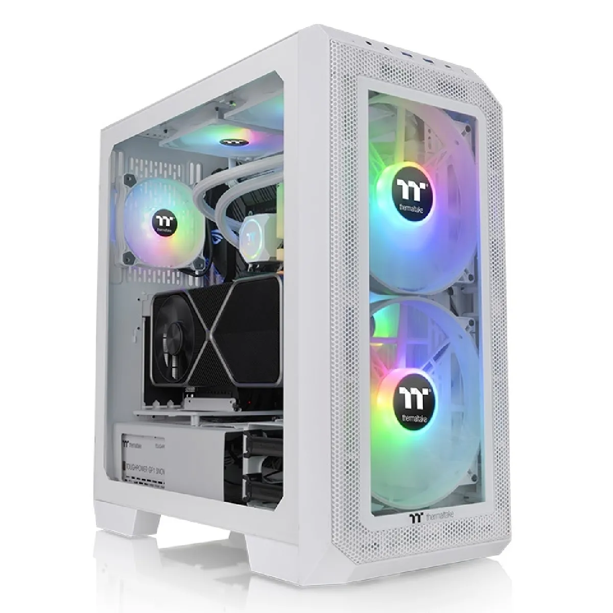 Thermaltake Blanc View 300 Mx Argb - Atx - Argb - Avec Fenêtre