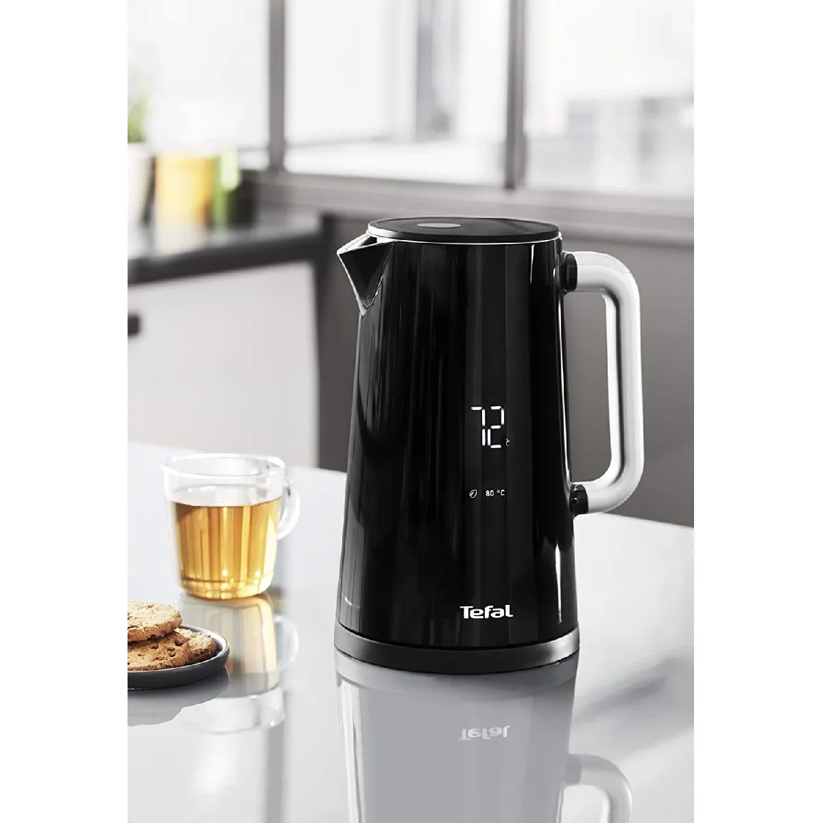 Bouilloire à température réglable KO850810 écran digital sélection temp - vue 2