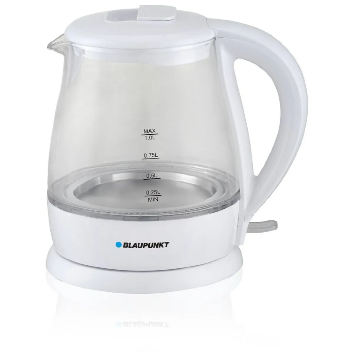 Non Communiqué Bouilloire Sans Fil Verre 1L Protection Contre La Surchauffe Base Pivotante Rétro-Éclairage Led - Image 2