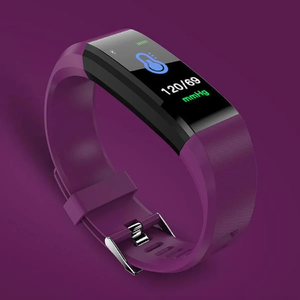Bracelet Connecté OLED Couleur Suivi Santé Bluetooth - vue 3