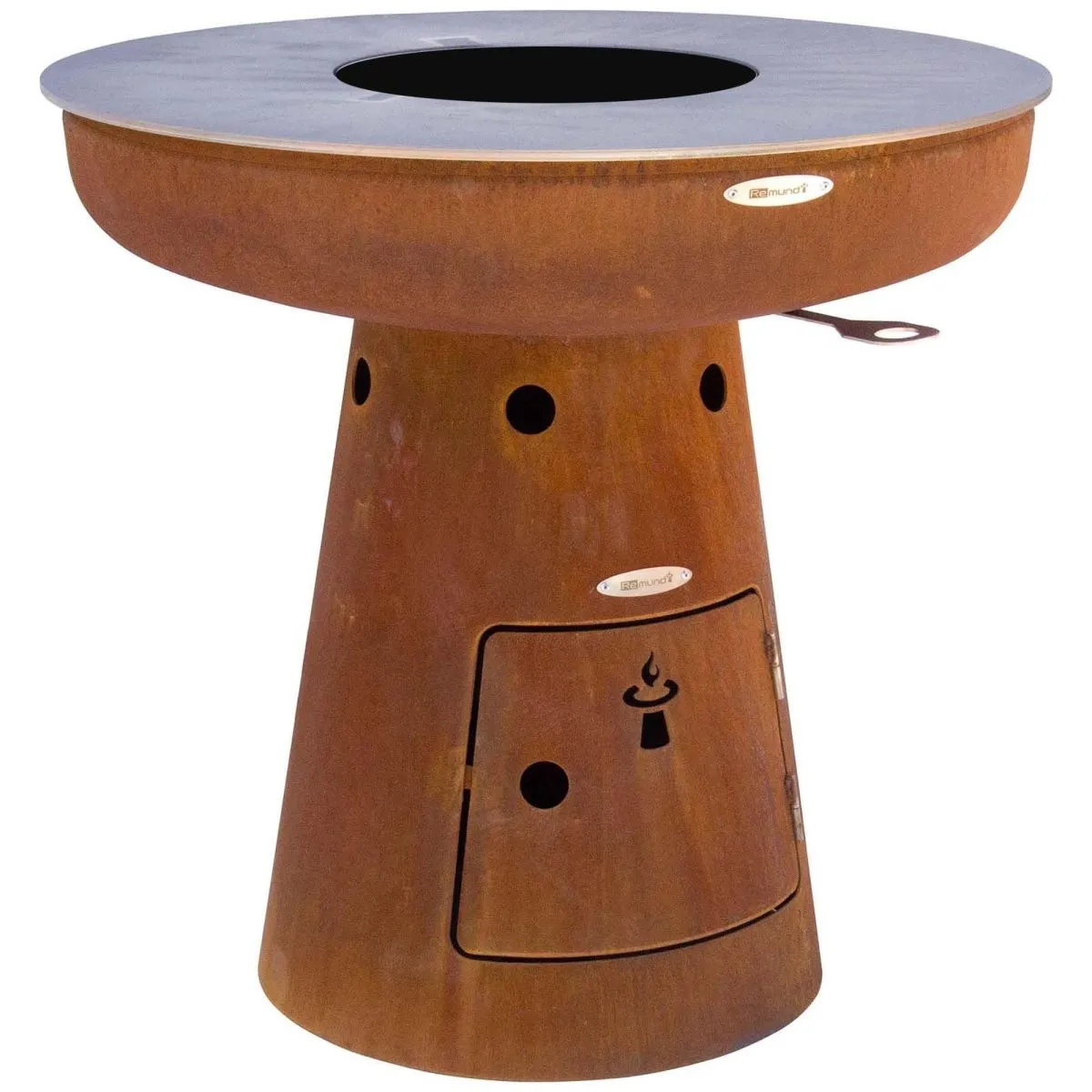 REMUNDI Plancha brasero NERO L105 800702 - vue 4