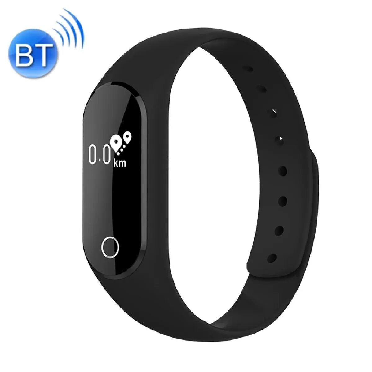 YONIS Bracelet cardio iphone android montre connect&eacute;e sport waterproof bleu