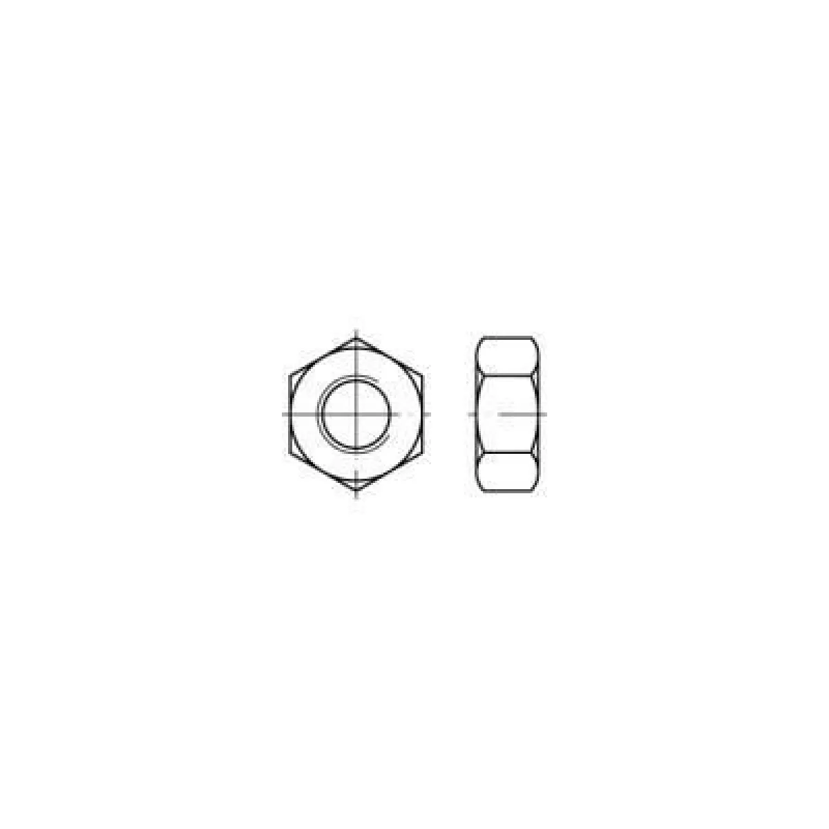 Toolcraft Écrou Hexagonal 131612 En Acier Zingué Galvanisé M6 100 Pc(S) - Image 4