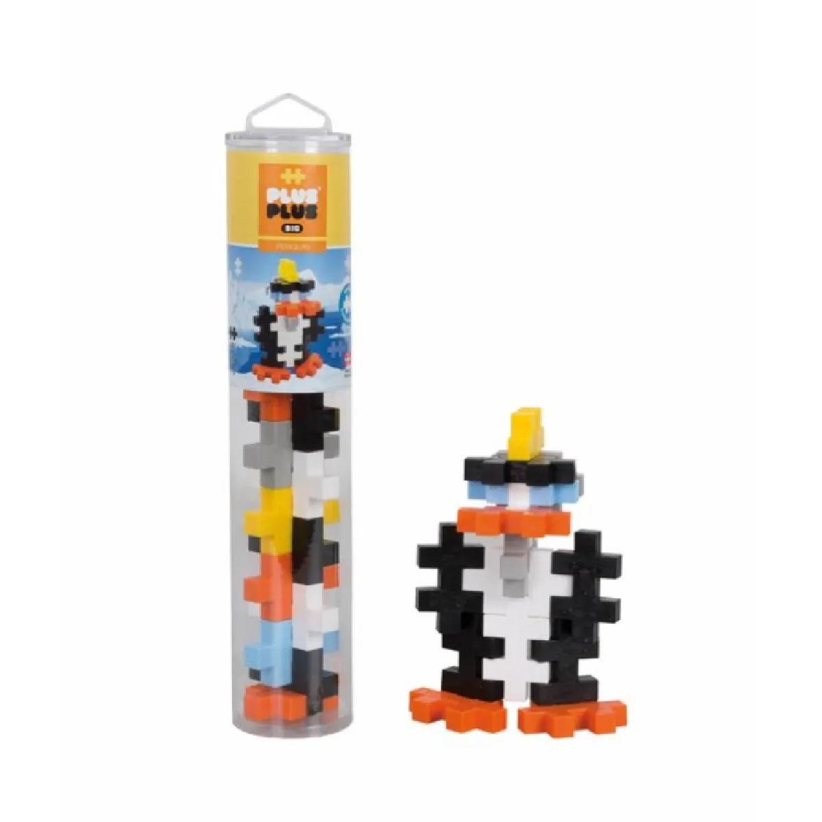Plusplus Tube Big Pingouin - 15 Pièces