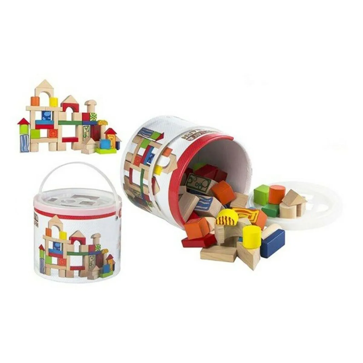 Colorbaby - Jeu de construction - Boîte de 50 blocs - Image 2
