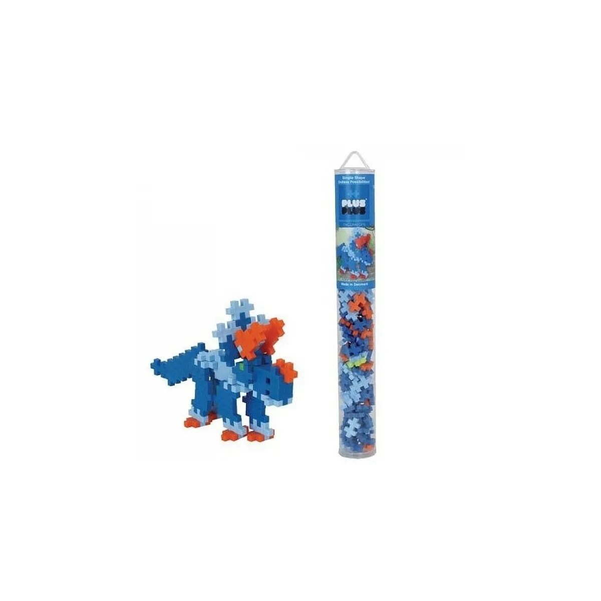 Plusplus Tube Mini Triceratops - 100 Pcs