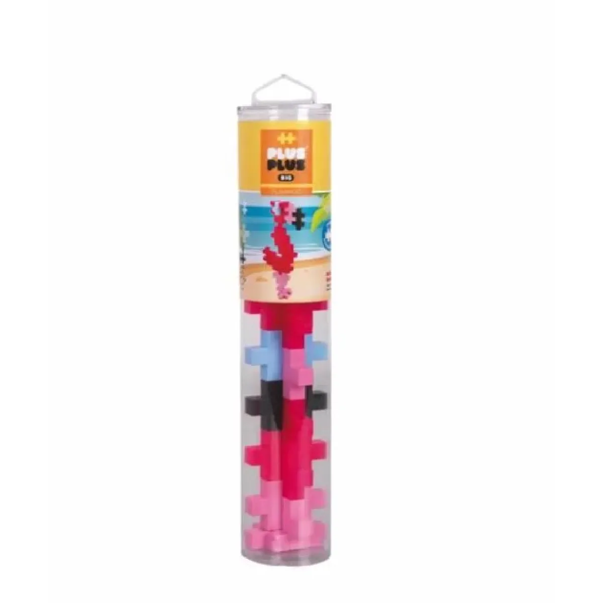 Plusplus Rose Plus Plus Tube Big Flamant - 15 Pcs