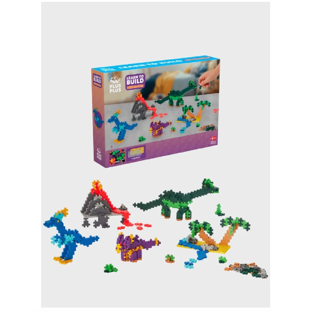 Plus Plus - Kit de découverte Dinosaures - Jeu de construction - 600 pièces - Image 3