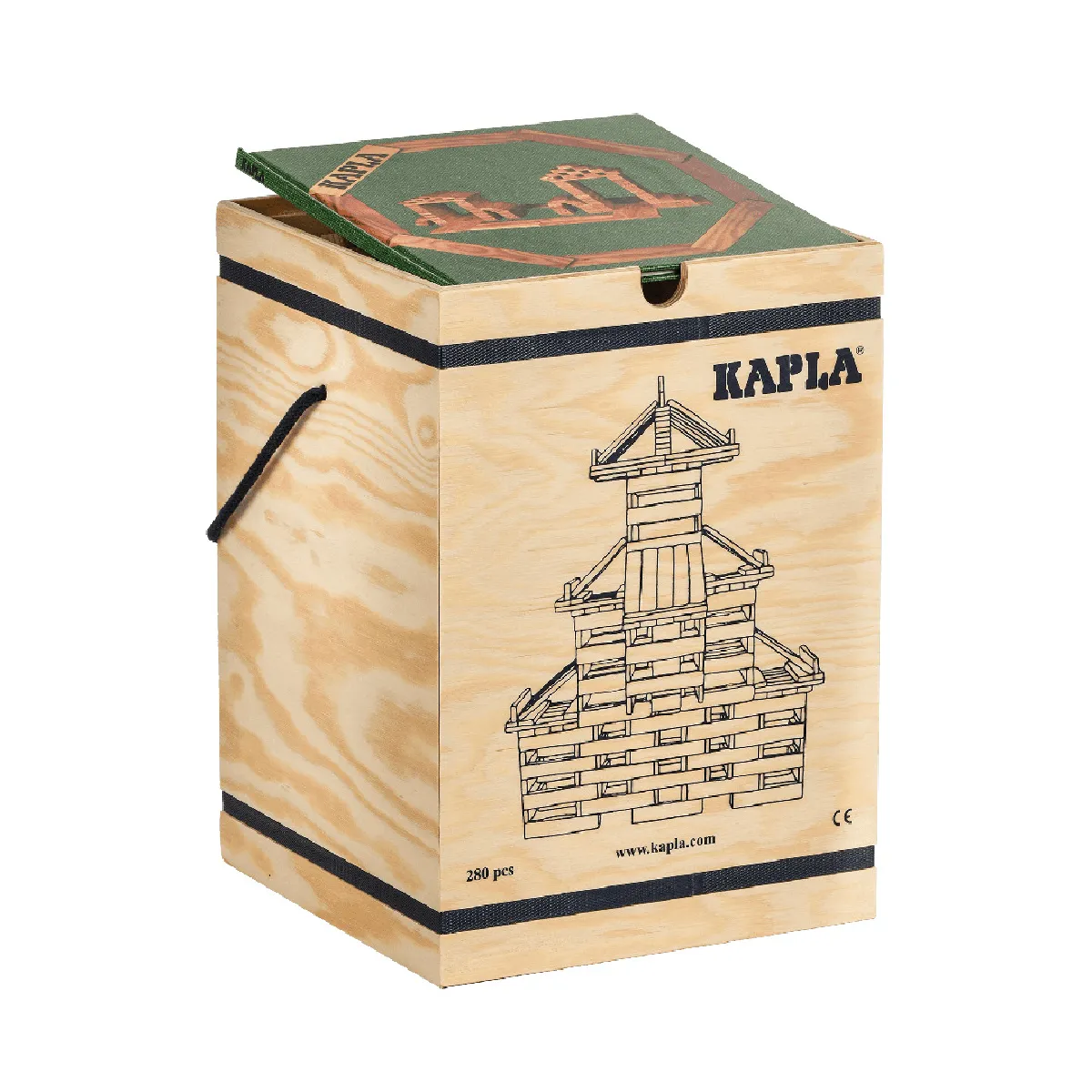 Kapla Jeu De Construction En Bois - 280 Pièces