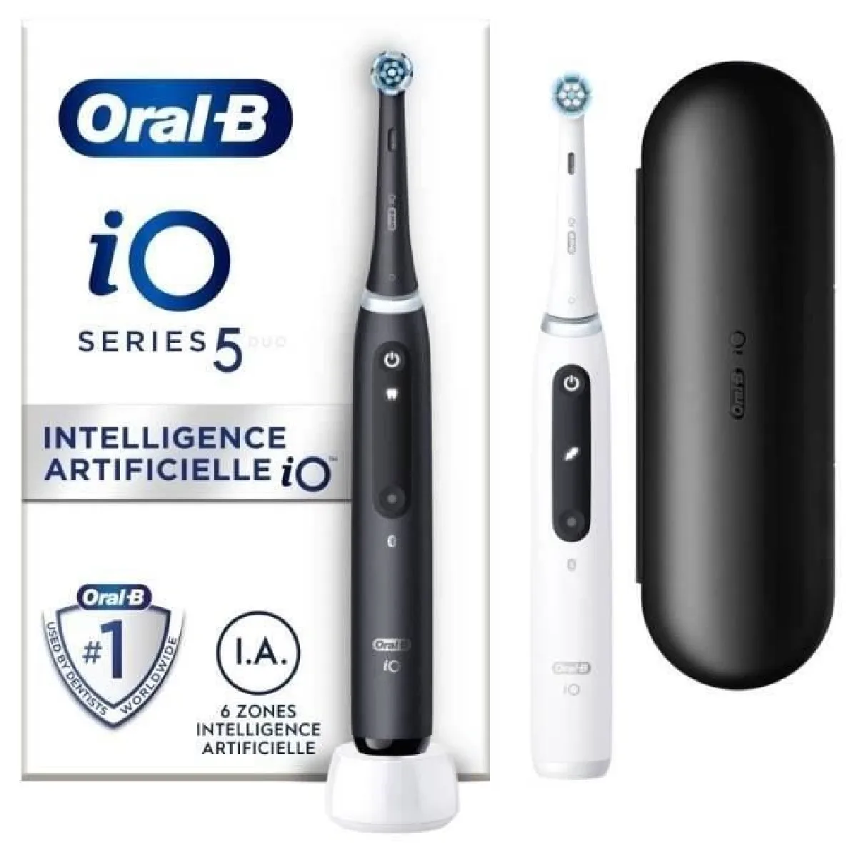 Oral-b iO 5 - Noir et blanc