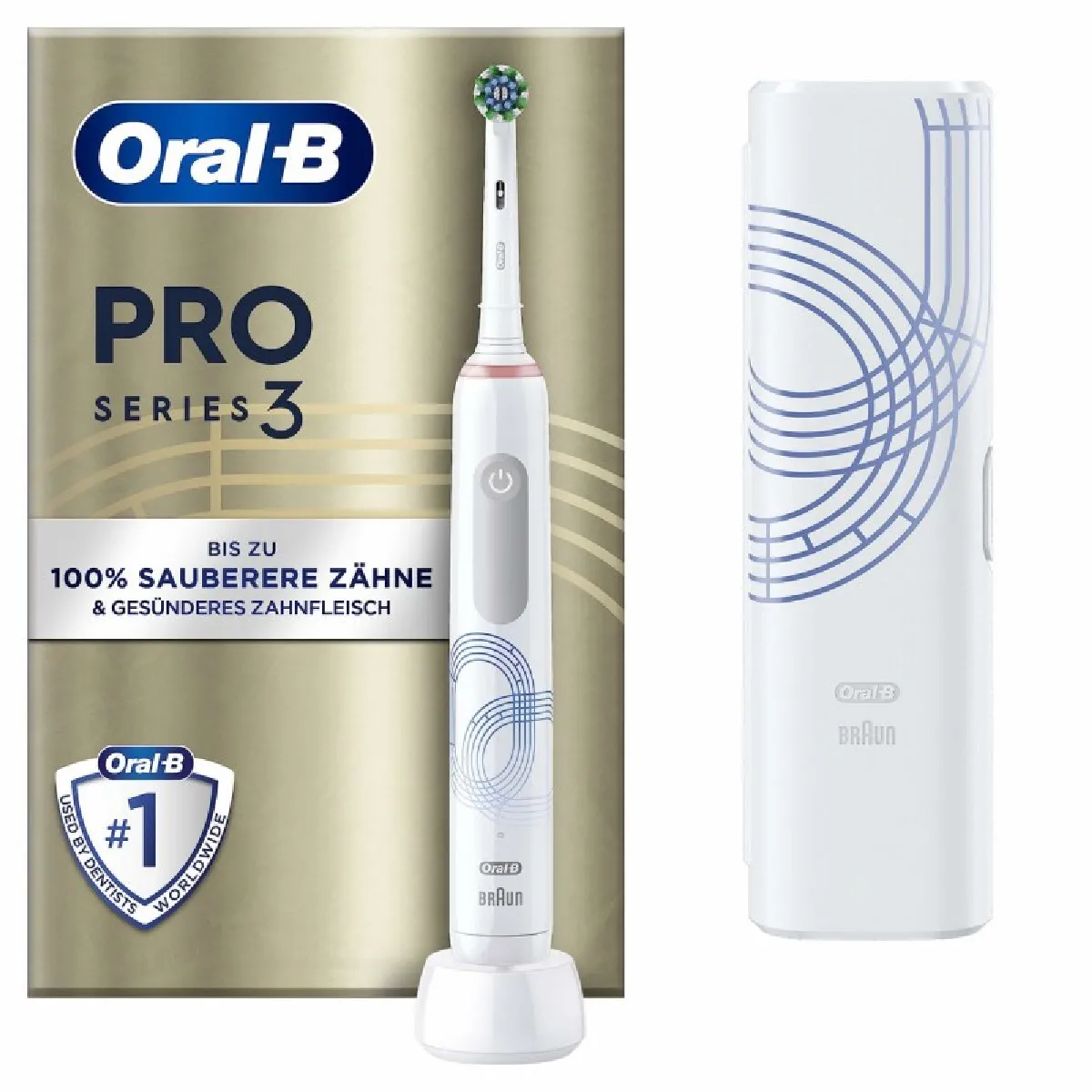 ORAL B Brosse &Agrave; Dents Electrique Blanc Series 3 Pro Oral-b - La Bo&icirc;te