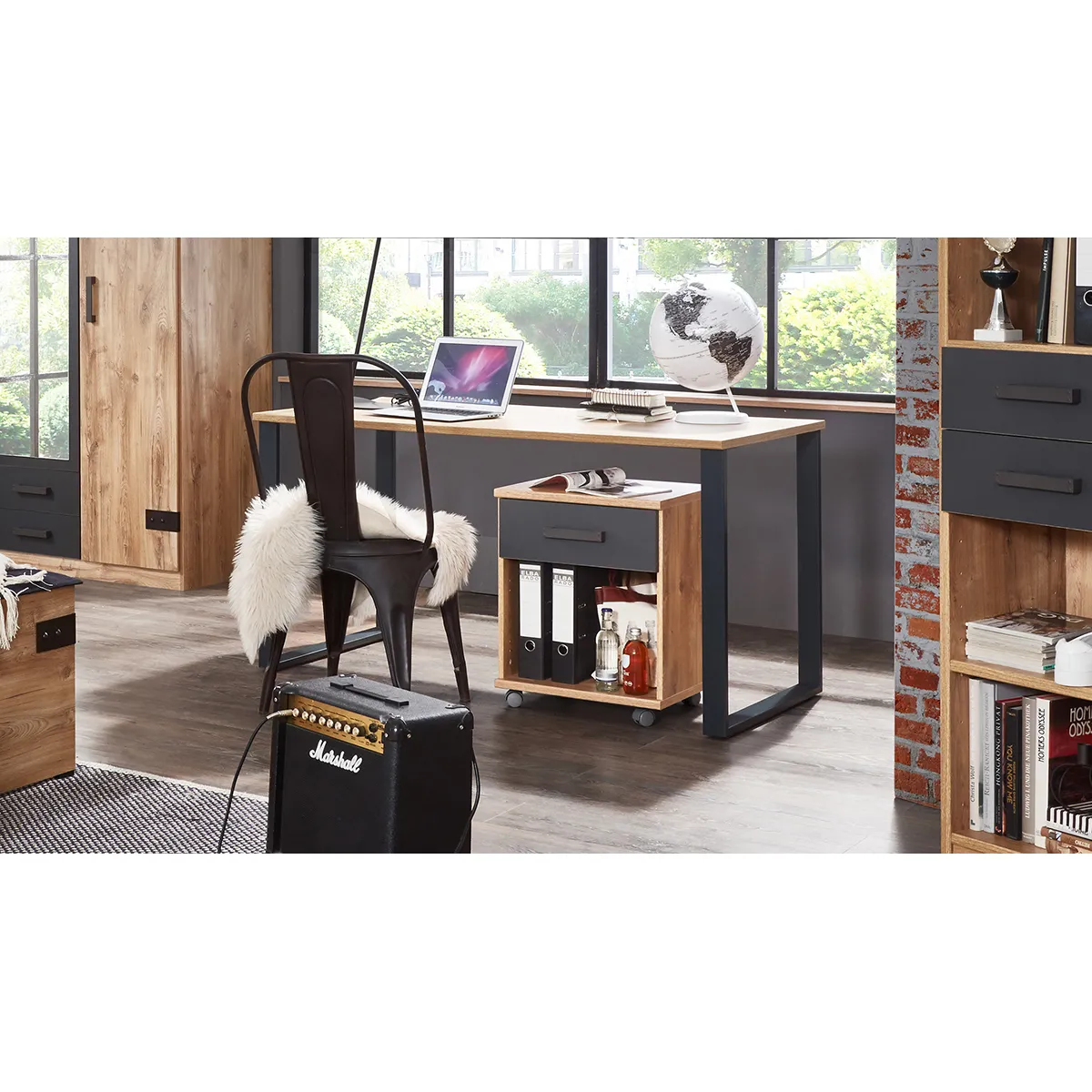 Pegane caisson de bureau - Chêne