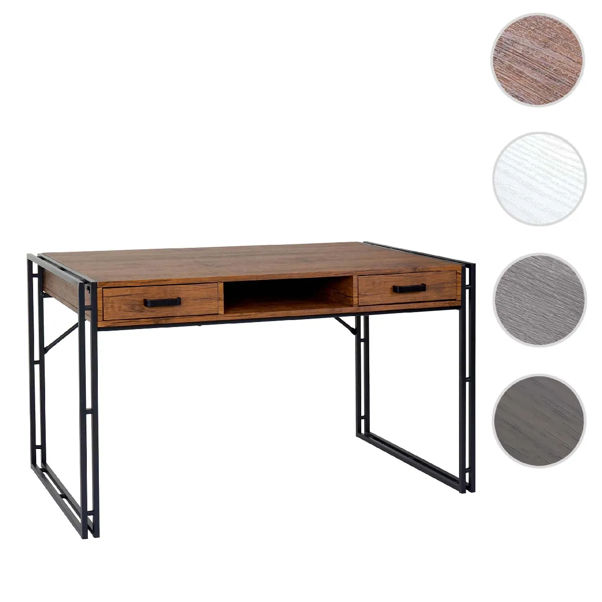 Mendler Bureau avec caisson – Chêne