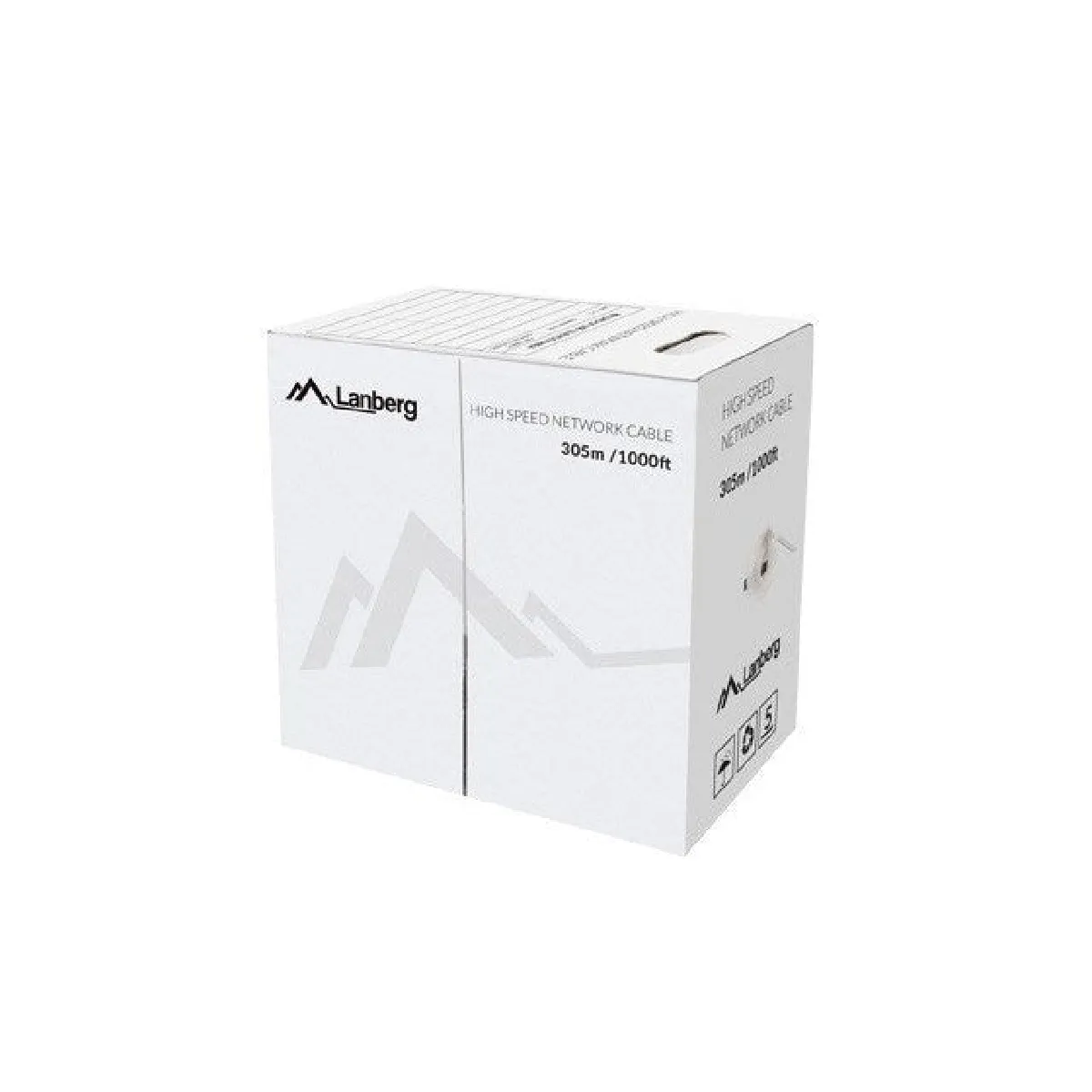 Générique Gris Lanberg Câble Réseau Cat5e - 305 M