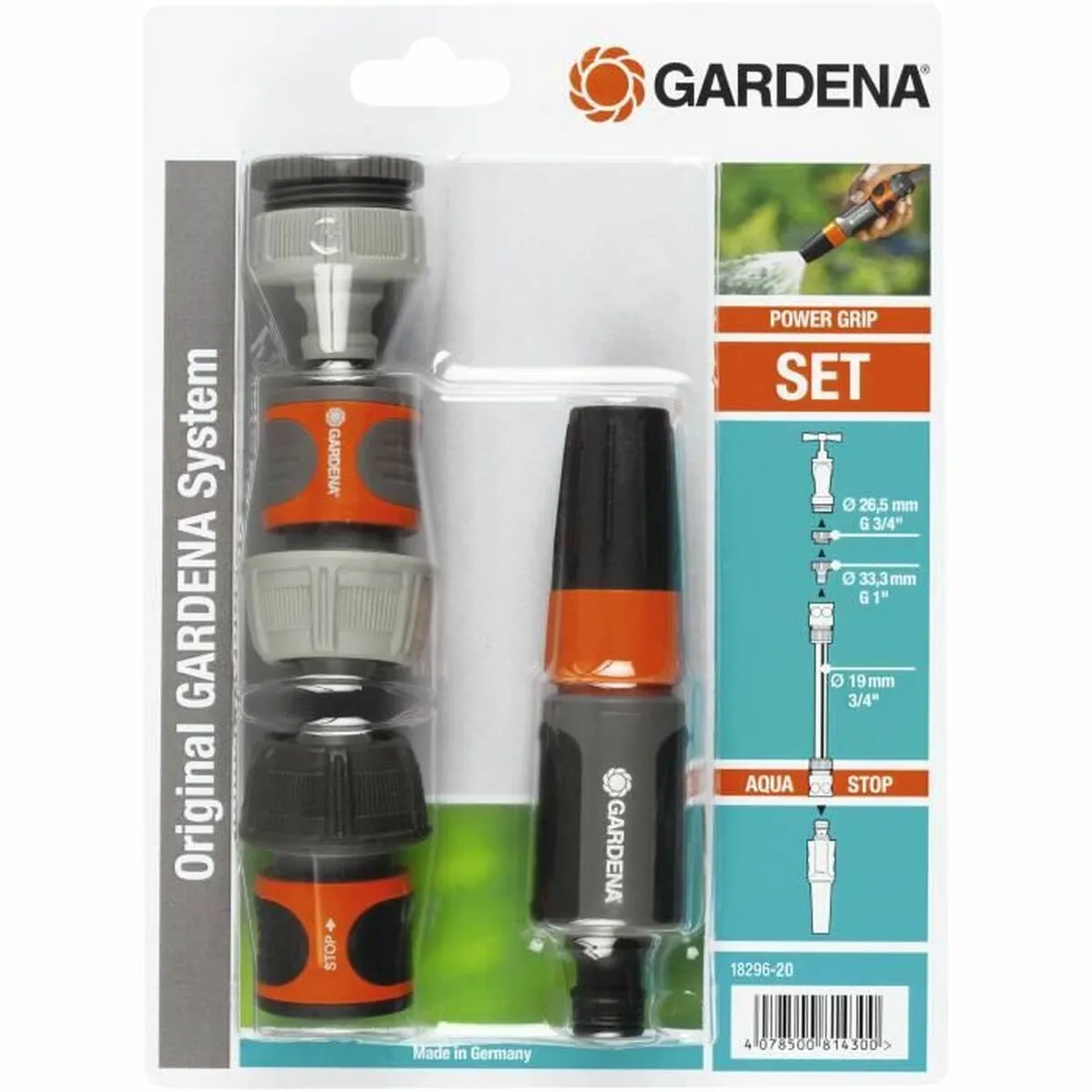 GARDENA Nécessaire de base 2027 – Adapté tuyau Ø19mm – Compatibilité Original GARDENA System –Kit complet– Garantie - vue 3