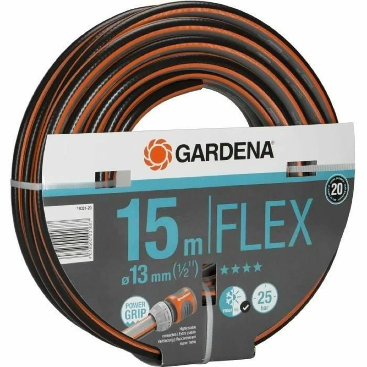 Tuyau d'arrosage Comfort FLEX GARDENA 15m Ø13mm Anti nœud et indéformable Garantie - vue 2