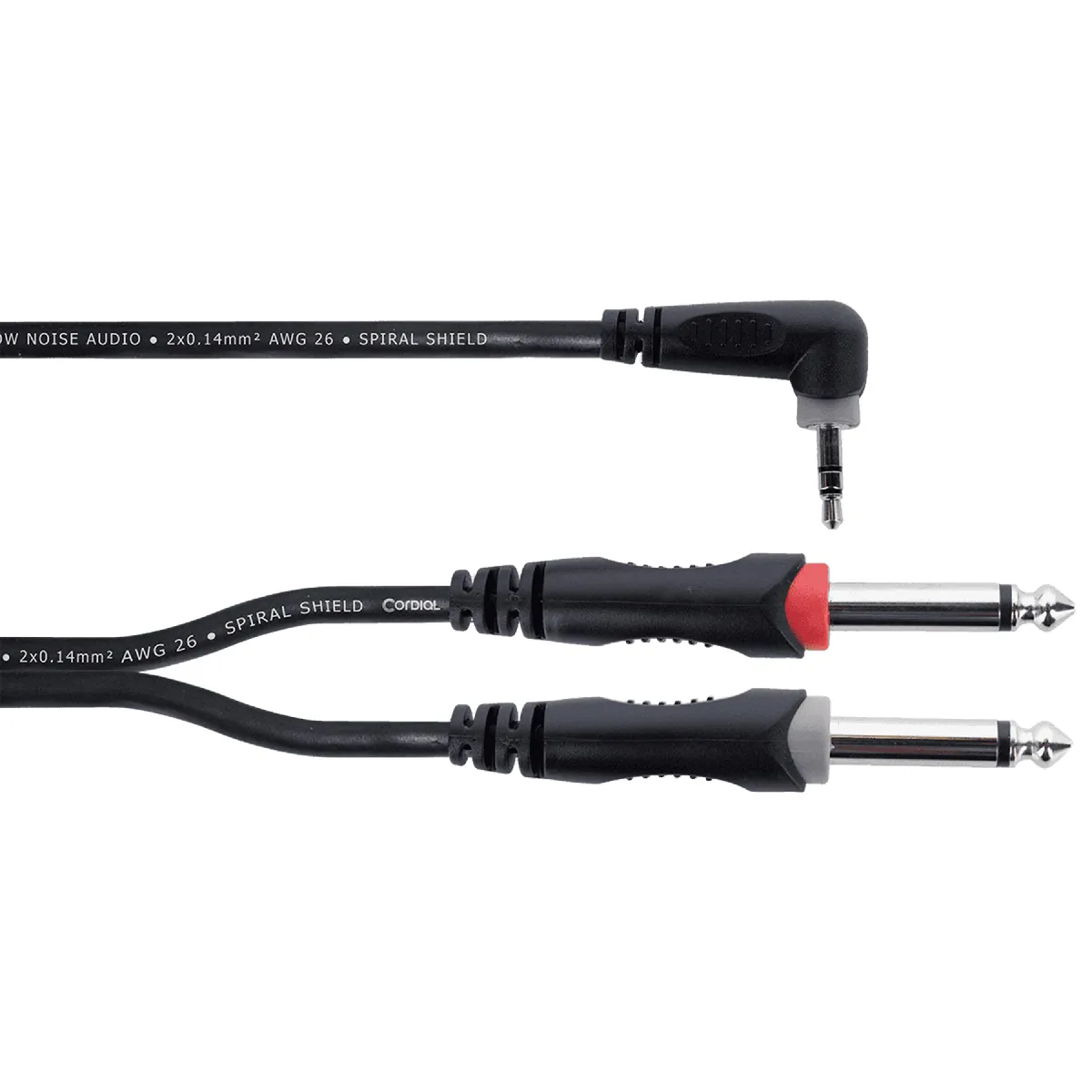 Cordial Câble Audio En Y Mini-Jack Stéréo Vers 2 Jack Mono Elements - 3 M