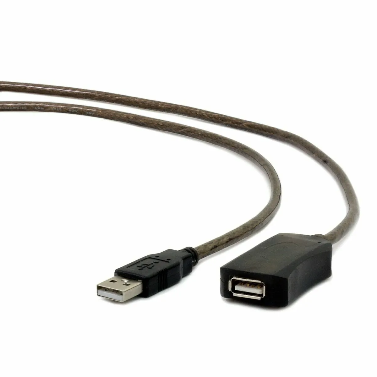 Gembird Noir Câble Rallonge Usb A Mâle Vers Usb A Femelle - 5 M