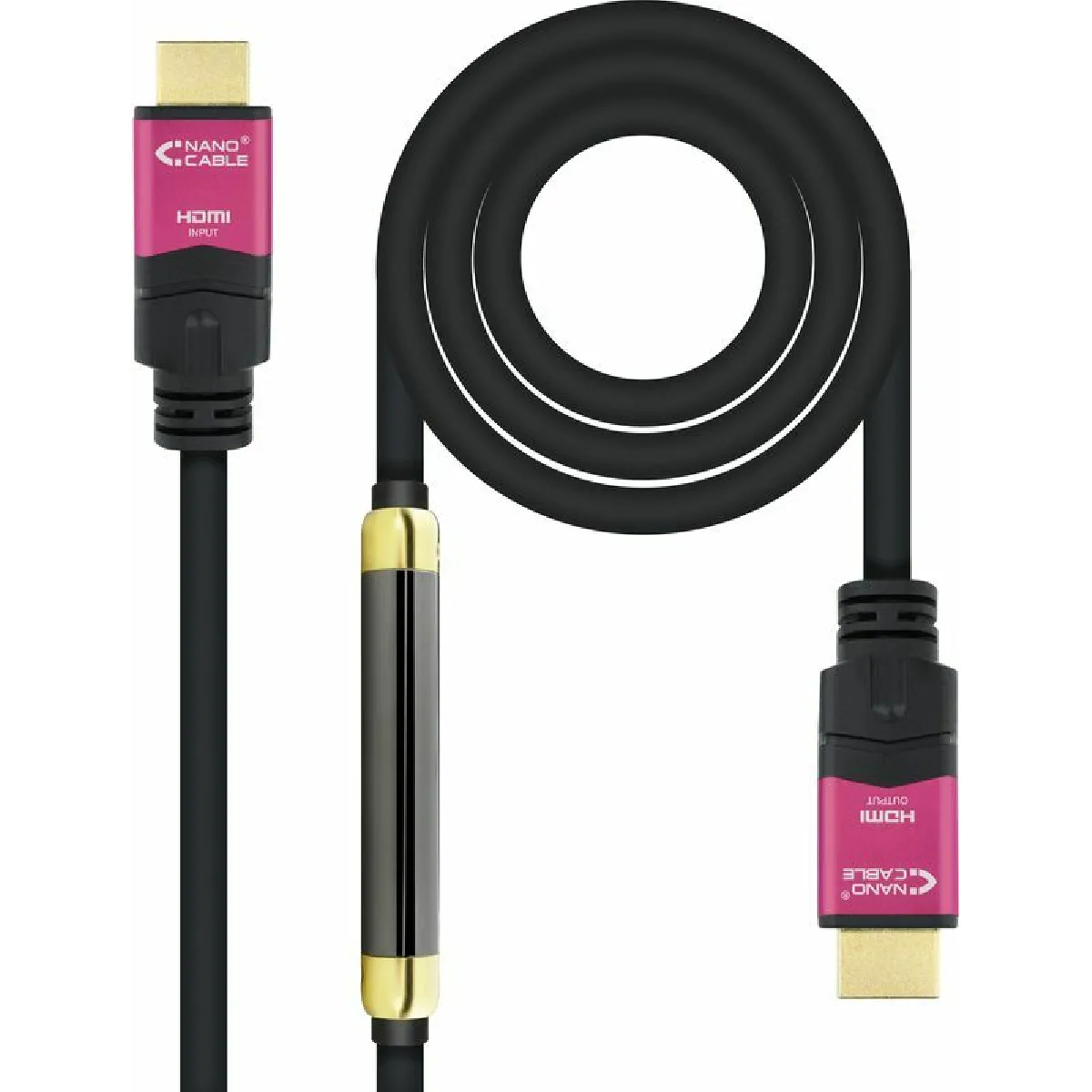 Générique Noir Nanocable Hdmi V2.0