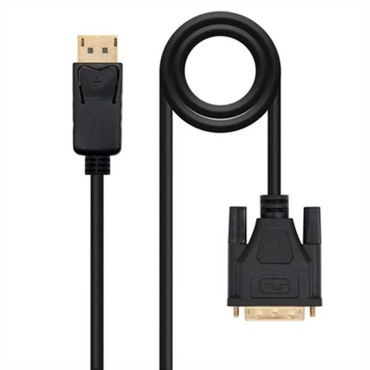 Nanocable Noir Adaptateur Displayport Vers Dvi