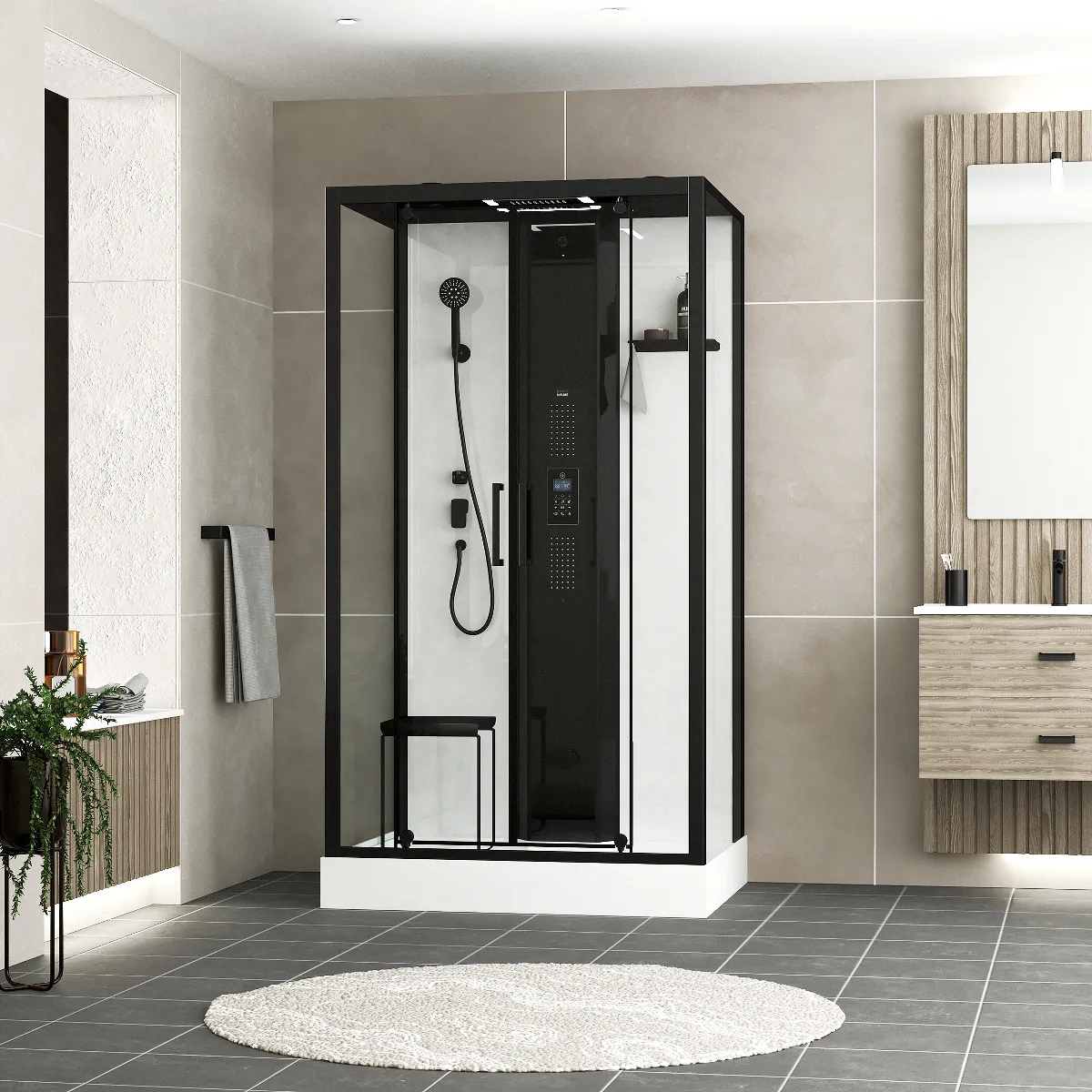 AURLANE  Cabine SERENITY HAMMAM