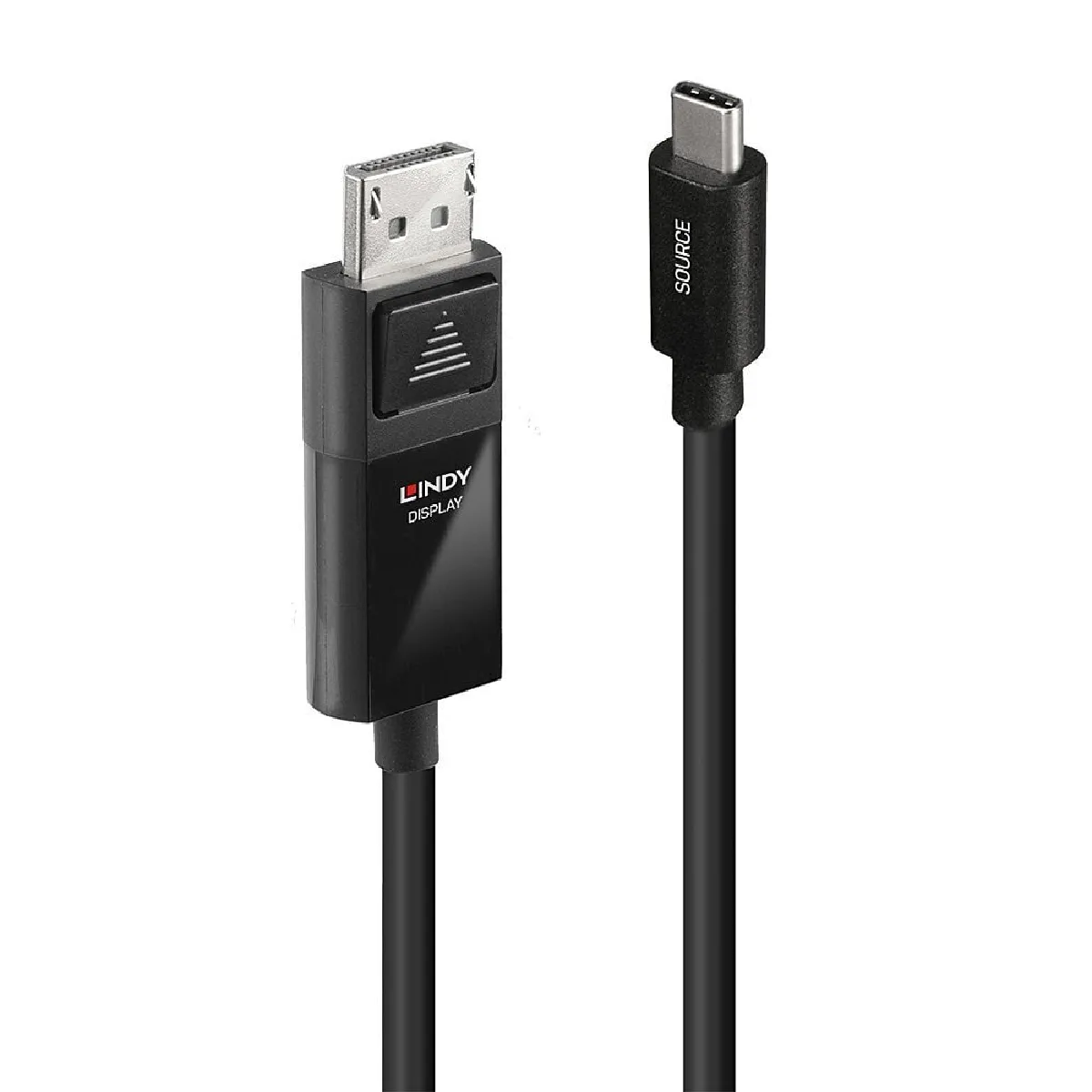 Lindy Noir Câble Vidéo Usb-C Vers Displayport - 1 M