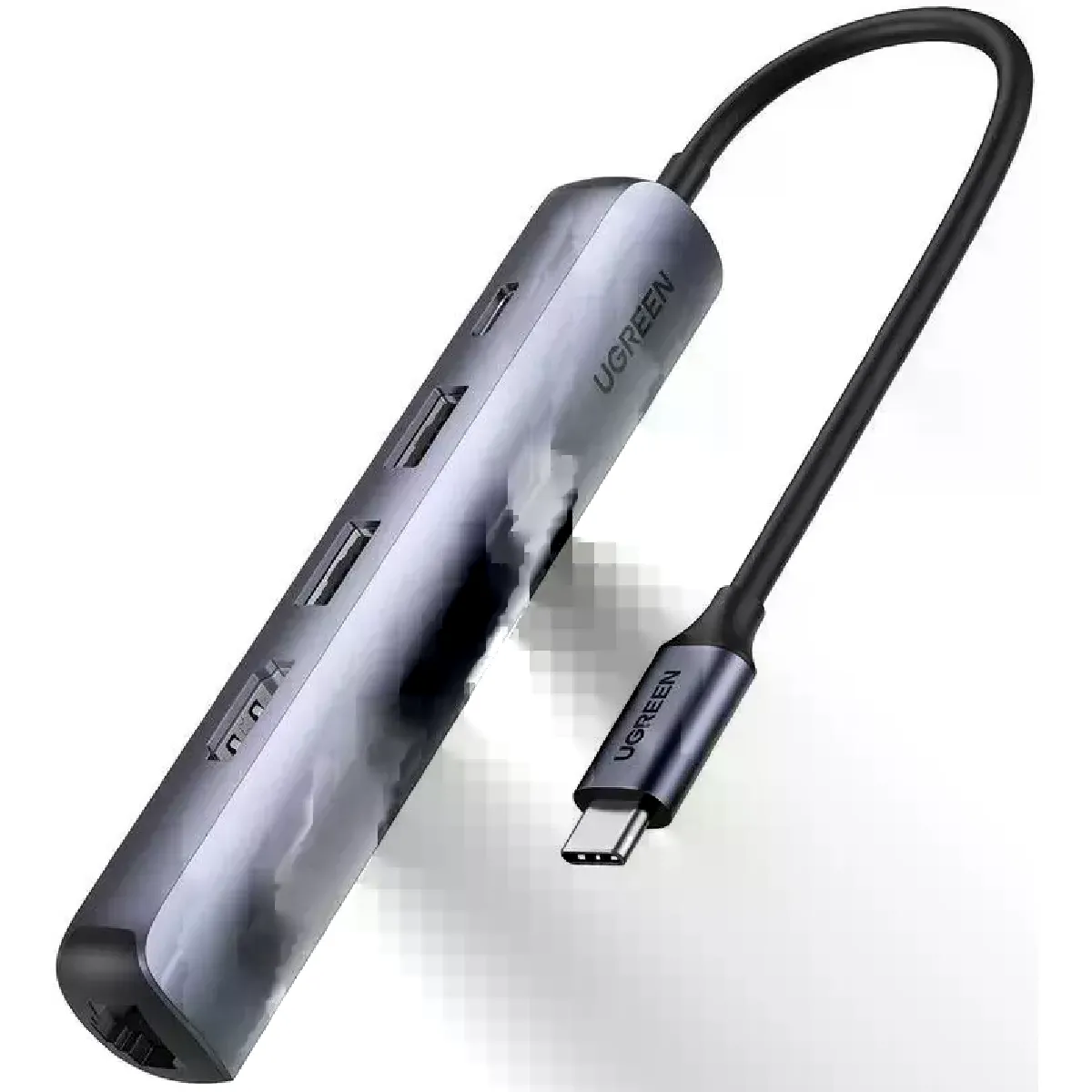 Générique Noir Hub Usb-C Avec Ethernet Et Hdmi