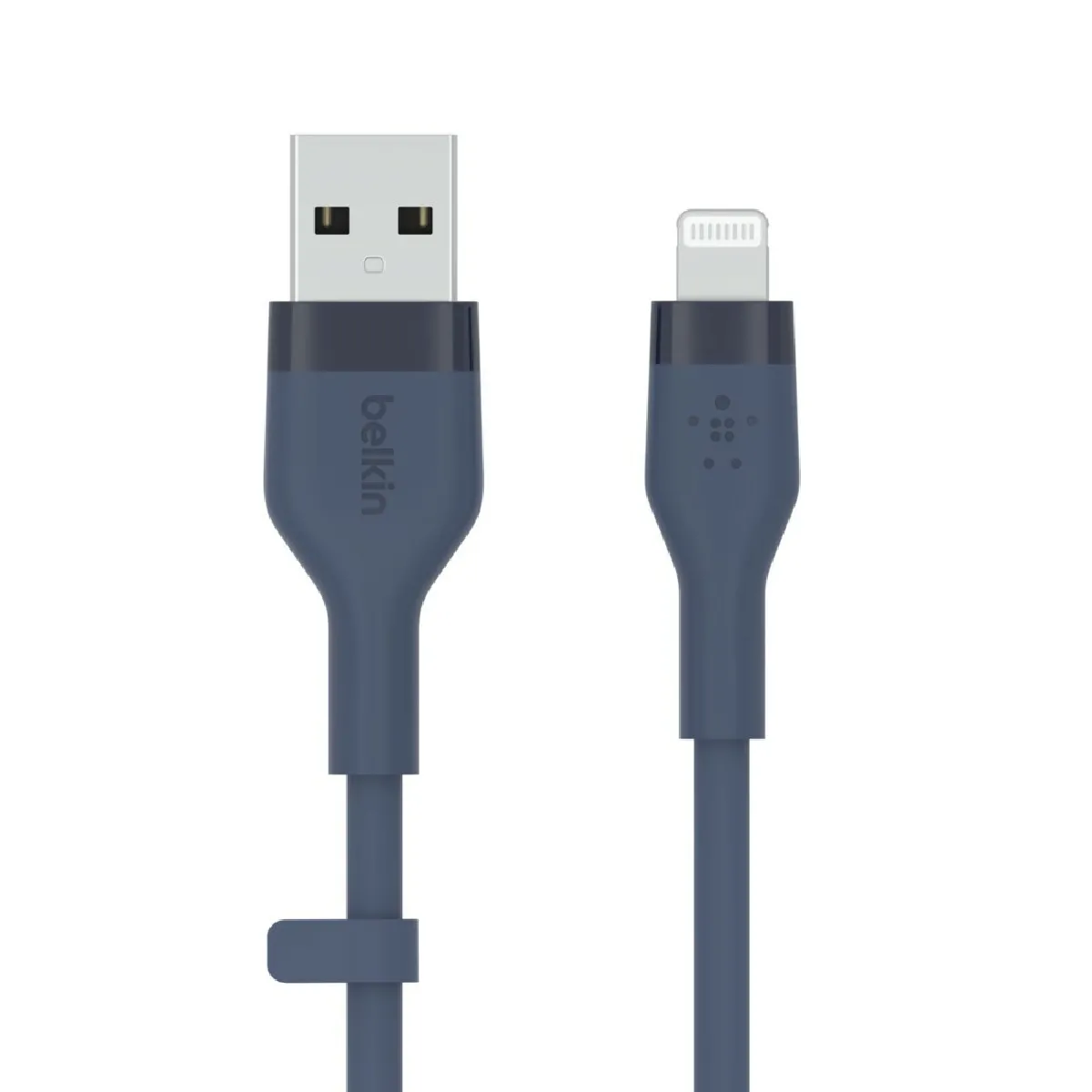 BELKIN  C&acirc;ble Silicone USB-A LTG - Bleu 1m