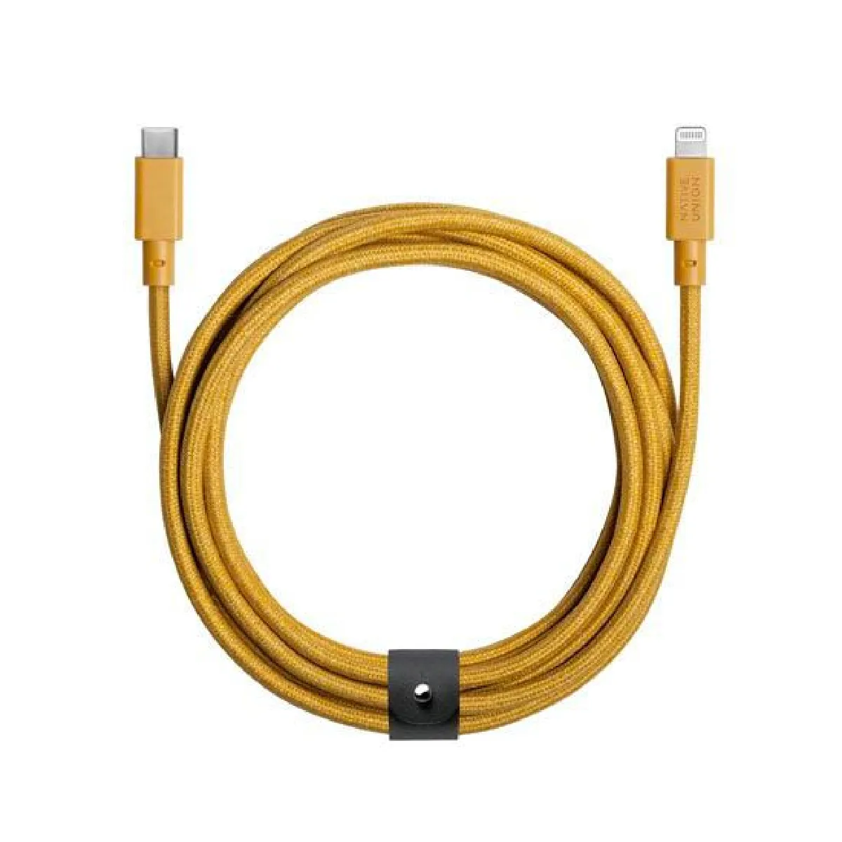 Native Union Jaune Eco Belt Usb-C Vers Lightning