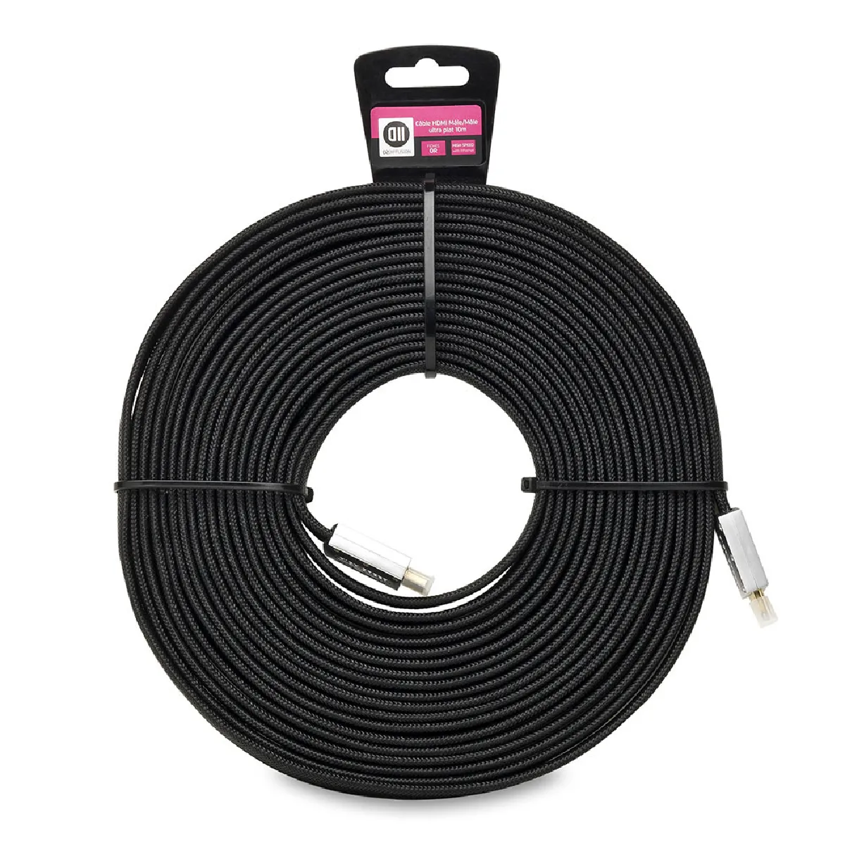 Generique Câble Hdmi Mâle/Mâle Ultra Plat 10M D2 Diffusion - Image 3