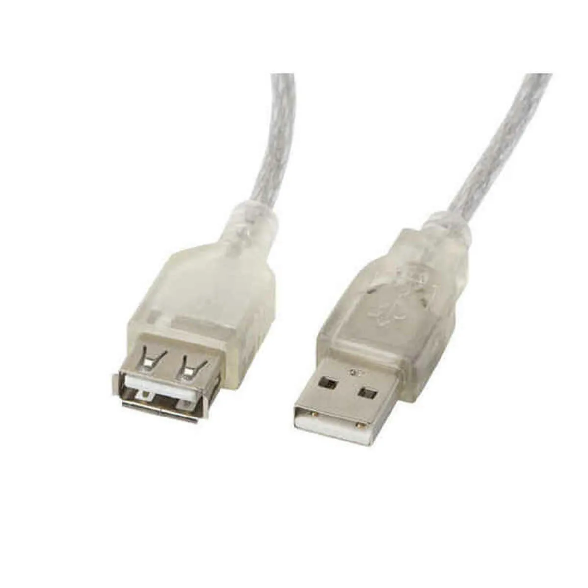 Lanberg Câble Usb 2.0 1,8 M Transparent