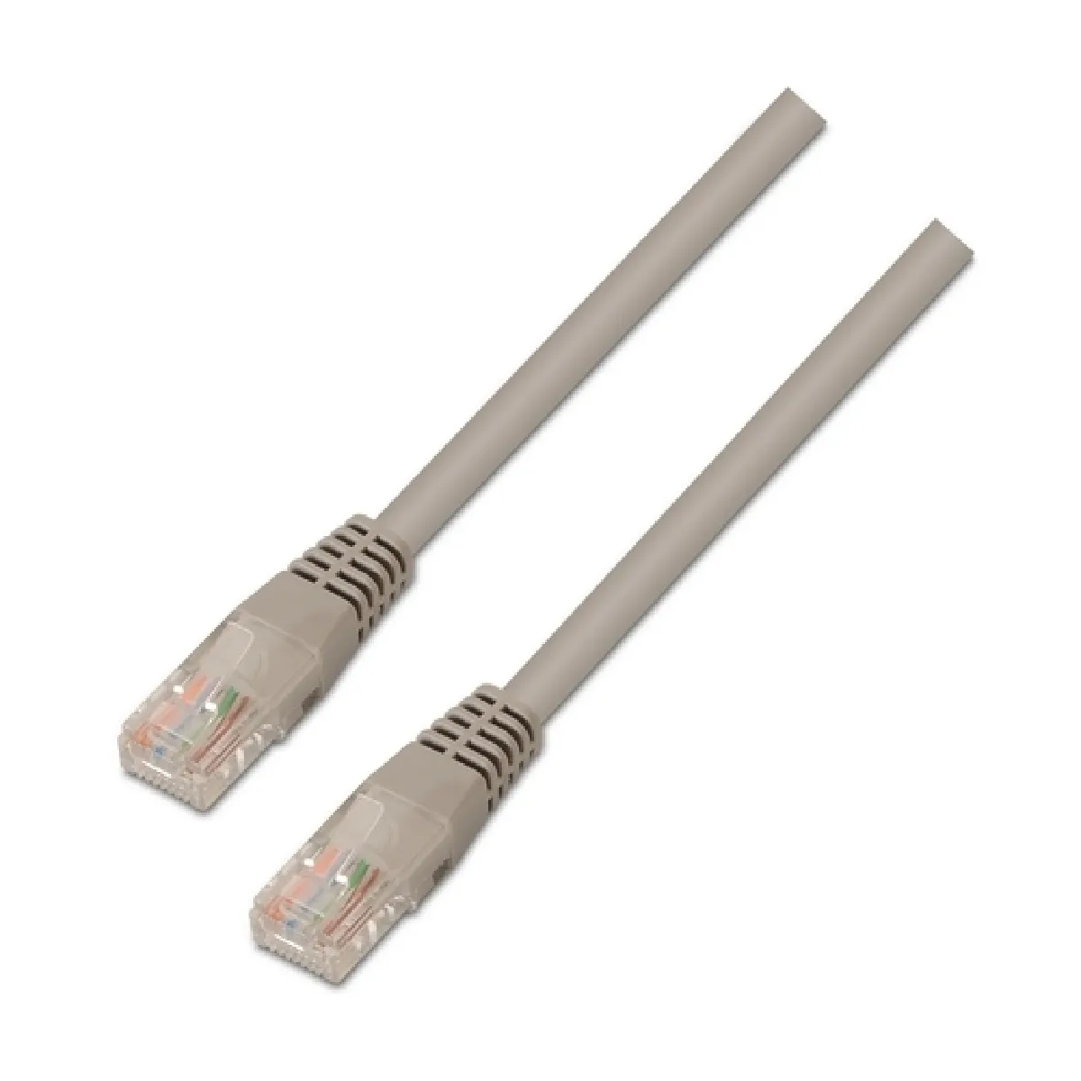 Aisens Gris Câble Réseau Cat6 - 2 M