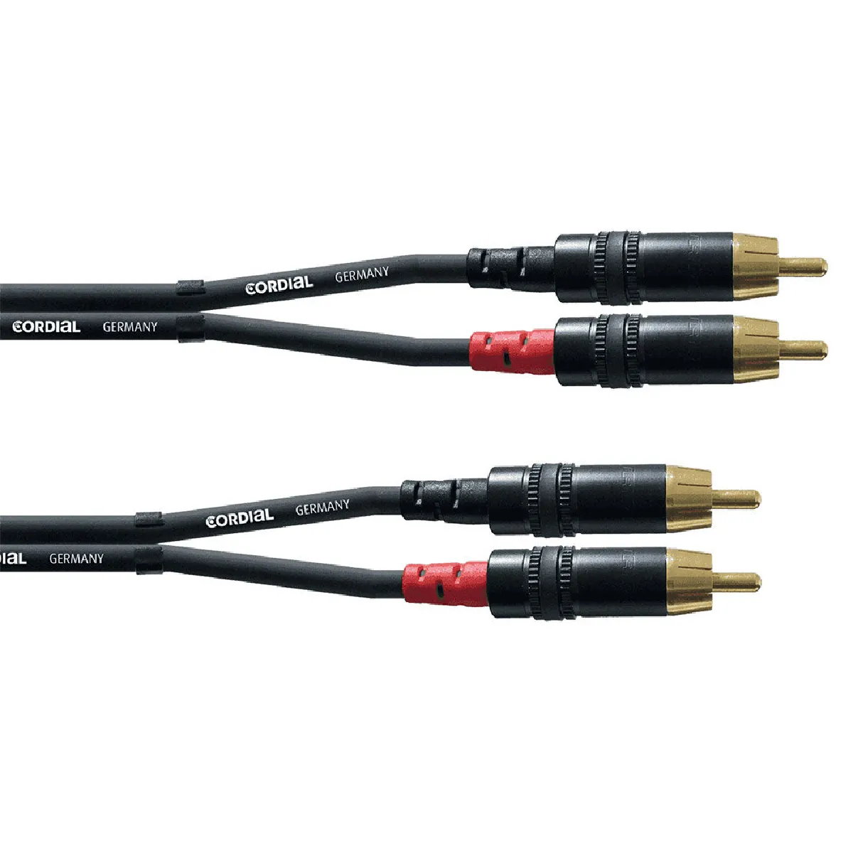 Cordial Doré Câble Audio Rca Intro - 0,3 M
