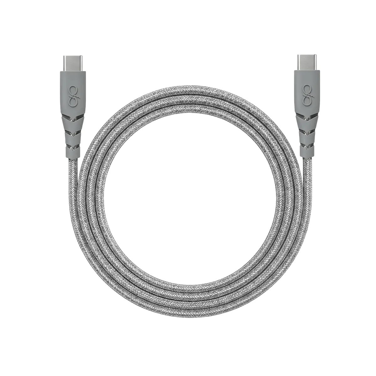 Force Power - Câble USB-C vers USB-C - Ultra Renforcé - 3m - Gris - Image 2