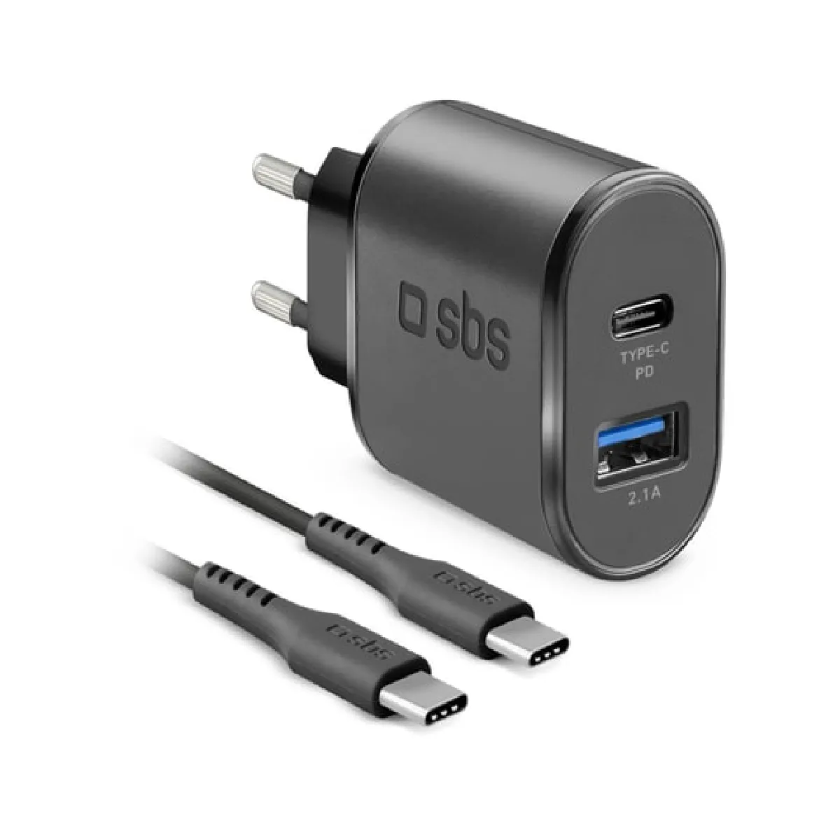 Sbs Blanc Chargeur Secteur 18W Type C